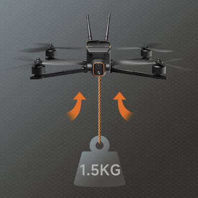 Carbonfiber Body High Speed Drone 30m/s Long Endurance 1.5KG Load MX330 330T