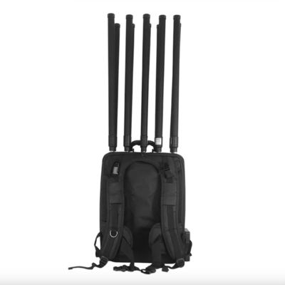 10 Channel Man Pack Drone Jammer Backpack 16dbi Antenna 360°1.5km RF Range Jamming