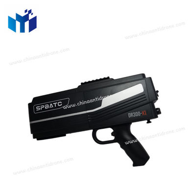 LightWeight 2KG Anti Uav Drone Jammer  Gun Strike Low Frequency Hopping And Spread Spectrum DR300S4