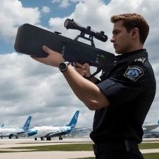 Man Portable Anti Drone Jammer Handheld Drone Jammer Equipment 400MHz-1.5GHz DR3003
