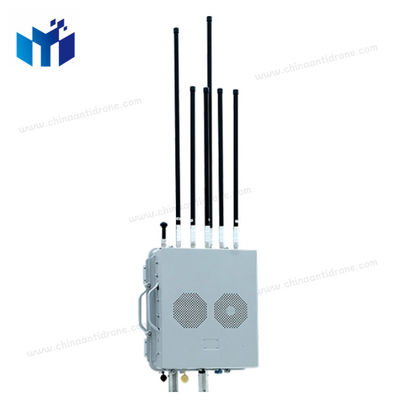 SDR Fixed 2km Countermeasures Against Drones System 360° coverage