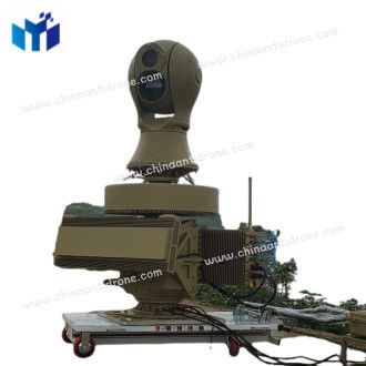 Directional Anti Drone UAV System Integrated Radar Laser Optical Sensors Electronic Countermeasure