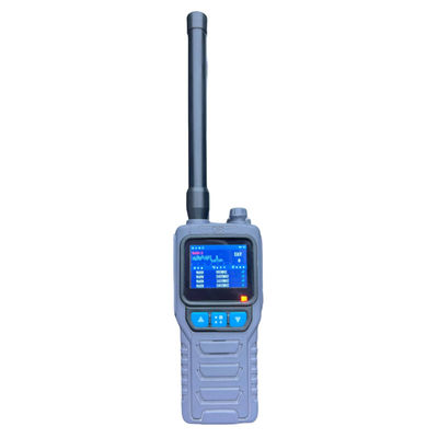 Convenient Handheld Drone Detector with Spectrum Sensing Technology and Wristband Receiver for Quick Detection