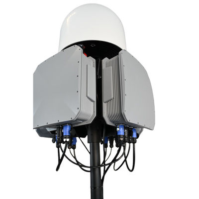 Fixed Drone Detection and Jamming Device Military Grade Directional Drone Jammer Fixed Drone Detector Defense anti drone system Equipment 10km detector 5km defense
