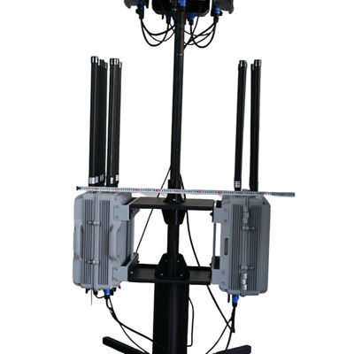 Fixed Drone Detection and Jamming Device Military Grade Directional Drone Jammer Defense System 10km Detector 5km Defense