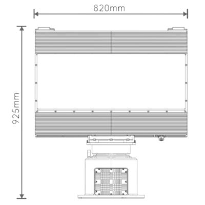 Long Range Detection Anti UAV Radar with Easy Installation and High Flexibility in X-band Frequency Band
