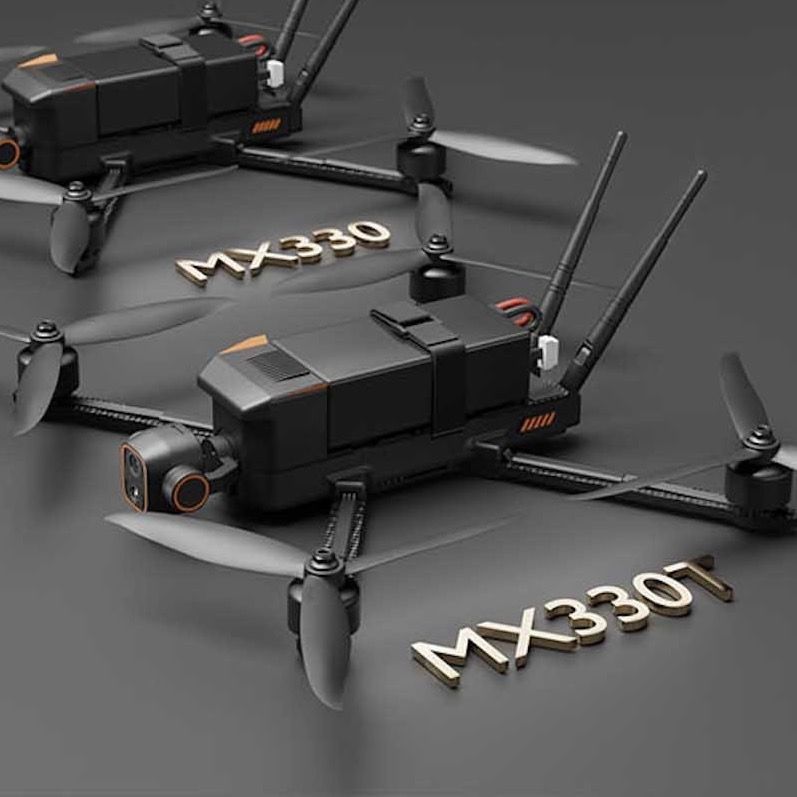 Carbonfiber Body High Speed Drone 30m/s Long Endurance 1.5KG Load MX330 330T