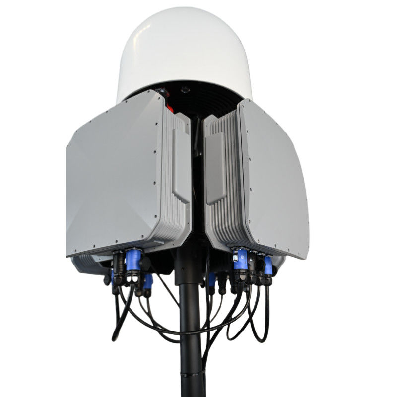 Fixed Drone Detection and Jamming Device Military Grade Directional Drone Jammer Fixed Drone Detector Defense anti drone system Equipment 10km detector 5km defense