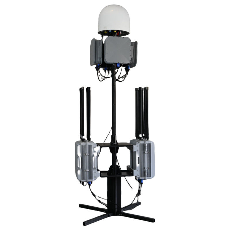 Fixed Drone Detection and Jamming Device Military Grade Directional Drone Jammer Defense System 10km Detector 5km Defense