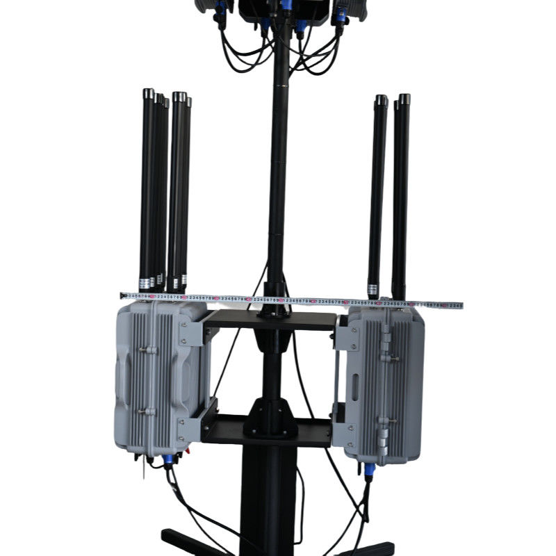 Directional Drone Jammer Fixed Anti Drone Detector Defense Equipment 10km 5km Fixed Drone Detection and Jamming Device