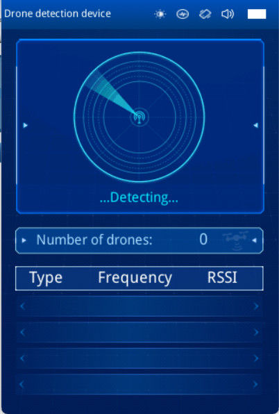 Drone Detector Anti Drone System For 3KM Portable Alarm And Frequency Detection