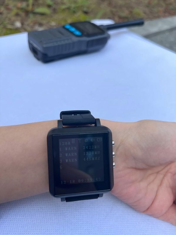 Team Anti Drone Detector Radio Frequency Data Transportation By Watch And Alarm