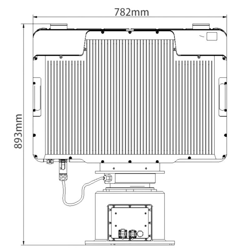 Lightweight Anti UAV Radar for Civilian Drone Surveillance and Target Indication