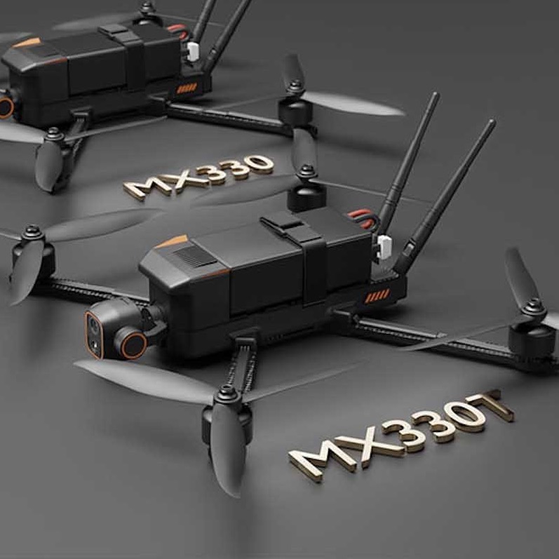 Carbonfiber Body High Speed Drone 30m/s Long Endurance 1.5KG Load MX330 330T
