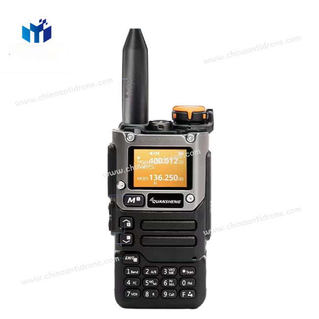 2.4GHz 5.8GHz Man Portable Drone Detector 360° 0.7km - 1.2km Detection Radius DR400