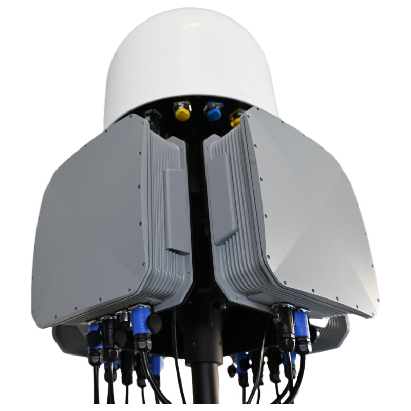 Directional Drone Jammer Fixed Anti Drone Detector Defense Equipment 10km 5km Fixed Drone Detection and Jamming Device