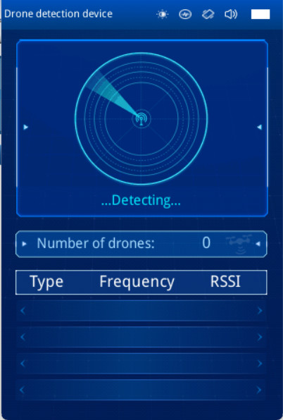 Drone Detector Anti Drone System For 3KM Portable Alarm And Frequency Detection