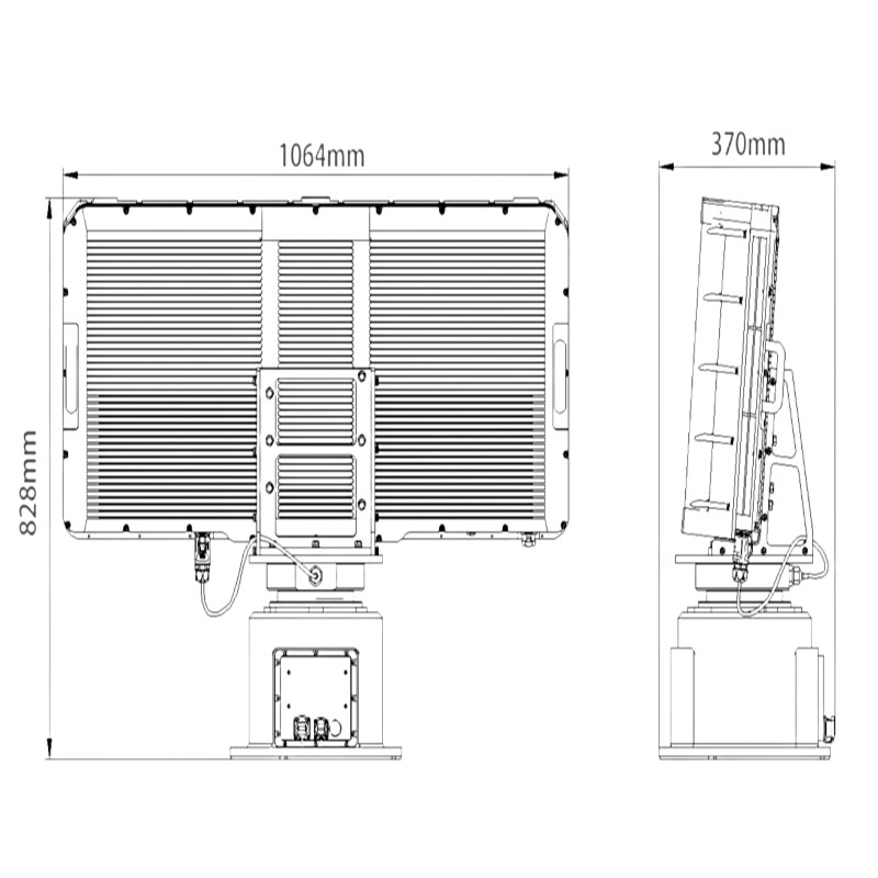 Key Area Surveillance and Protection Anti UAV Radar with Accurate Target Detection and Prompt Response using S Band Technology