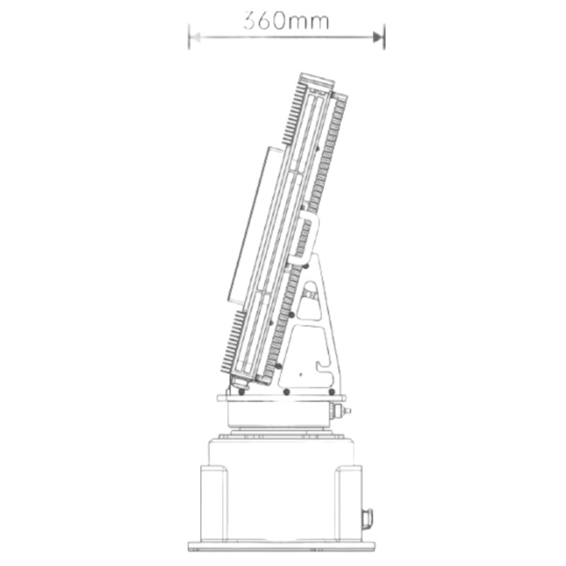 Long Range Detection Anti UAV Radar with Easy Installation and High Flexibility in X-band Frequency Band