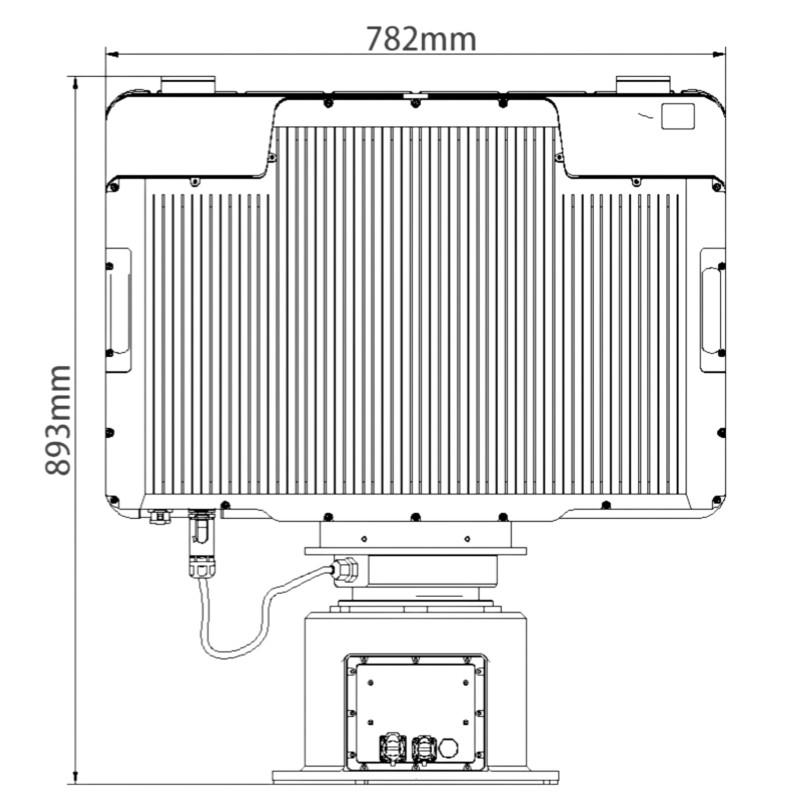 Lightweight Anti UAV Radar for Civilian Drone Surveillance and Target Indication