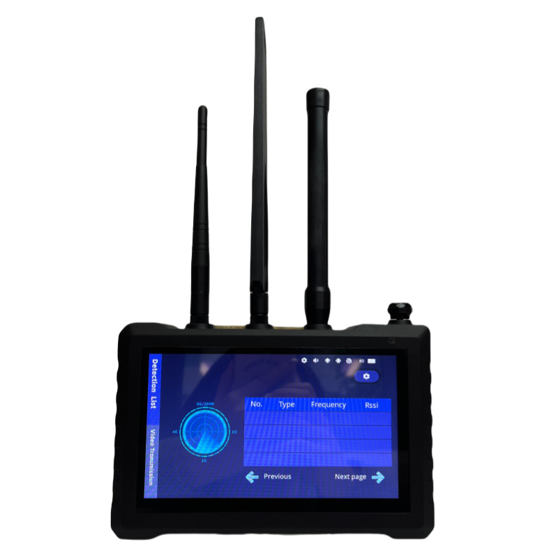 Light Alarm Mode Drone Detector with Interception Distance of Over 1km in Good Views and Electromagnetic Environments