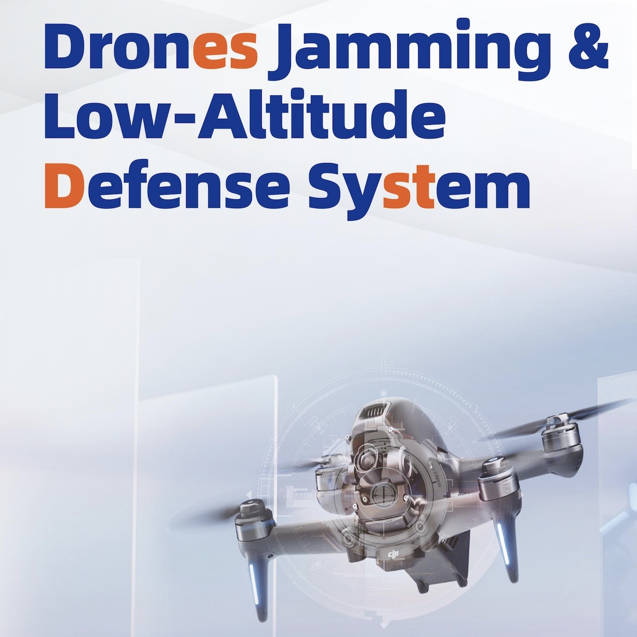 DroneHawk EW Defense System PhantomStrike Anti-Drone Radar & ECM Suite SkyWall Pro Multi-Spectrum C-UAS