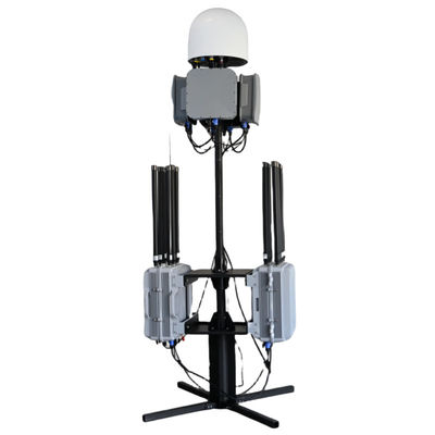 Directional Drone Jammer Fixed Anti Drone Detector Defense Equipment 10km 5km Fixed Drone Detection and Jamming Device